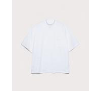 nanamica Mens Oversized Mock Neck T-Shirt - Colour: Off White - Size: Large