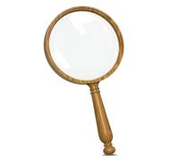 NANAOUS Magnifying Glass 10X 100 mm, Handheld Antique Reading Shatterproof Magnifying Glasses for Reading Hobbies, Book Lovers, Seniors, Scientists, Inspection Insects