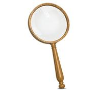NANAOUS Magnifying Glass 10X 80 mm, Handheld Antique Reading Shatterproof Magnifying Glasses for Reading Hobbies, Book Lovers, Seniors, Scientists, Inspection Insects