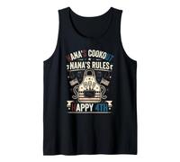 Nana's Cookout Nana's Rules Happy 4th Tank Top