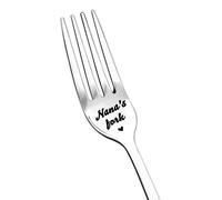 Nana's Fork Birthday Gifts for Grandma Grandmother Dessert Lovers Gifts for Her Engraved Dinner Fork for Nana Granny Christmas Presents from Grandson Granddaughter