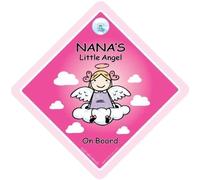 Nana's Little Angel On Board, Nana's Angel, Nanas Little Angel, Car Sign, Baby on Board Sign, Baby on Board, Decal, Bumper Sticker, Baby Sign, Baby Car Sign, Angel On Board