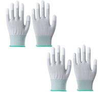 nanaxagly 2 Pair Anti Static Antiskid Glove PU Coated Fingertip Non-slip Durable Breathable Wearable Gloves Home Gardening Cleaning Tool for Women Men, Youth