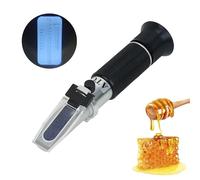 NANBEI Honey Refractometer with ATC, Portable Refractometer for Honey Moisture,Triple Scale (Honey Moisture: 12-27%, Brix: 58-90%, Baume: 38-43°),Ideal for Honey, Molasses,Maple Syrup,Fruit jam