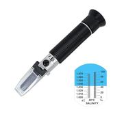 NANBEI Salinity Refractometer with ATC,Saltwater Aquariums Dual Scale 0-100 PPT & Specific Gravity 1.000-1.070 Salinity Tester,for Marine Monitoring,Fish Farming,Pool Hydrometer Meter