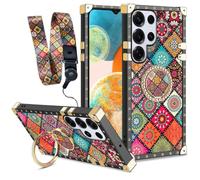 nancheng Case for Samsung Galaxy S25 Ultra Shockproof Cover Mandala