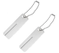 Nanchroadly 2 Pcs Fish Hook Sharpener for Fishing, Dart Sharpener Stone Fishing Hook File Tool Diamond Fishhook Sharpening Whetstones Fish Hook Grinding File for Fishing Hook Grinding