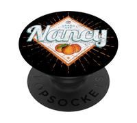 Nancy City Grand Est France Retro Mirabelle Vintage Souvenir PopSockets Adhesive PopGrip