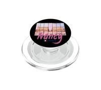 Nancy City Grand Est France Retro Sunset Vintage Souvenir PopSockets PopGrip for MagSafe