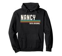 Nancy Name Birthday Original Retro Name Woman Humor Vintage Pullover Hoodie