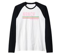 Nancy Name Birthday Original Retro Name Woman Humor Vintage Raglan Baseball Tee