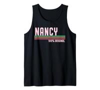 Nancy Name Birthday Original Retro Name Woman Humor Vintage Tank Top