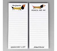 Nancy Nikko Dachshund Refrigerator Notepads - Set of 2 - To Do List and Grocery List