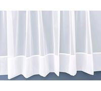Nancy's Linens Plain Envelope Hemmed Net Curtain in White - Sold by the Metre Drop: 72" (183cm)