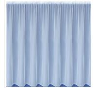 Nancy's Linens Plain Lead Weighted Voile Net Curtain in White ~ Sold By The Metre Drop: 30" (76cm)