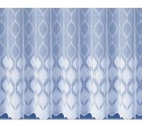 Nancy's Linens Sophie Modern White Lace Net Curtain - Sold By Meter Drop (48" (122cm))