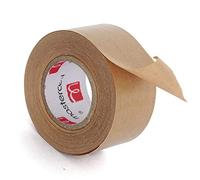 NANDEYIBI 1 Pack Water-based kraft paper tape, gum tape, water activated packaging tape, 50mm*50m,environmentally friendly, degradable, printable, and coverable