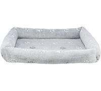 Nando bed, square, 90 × 75 cm, light grey