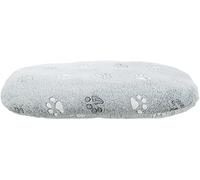 Nando Cushion, Oval, 60 × 40 cm, Light Grey
