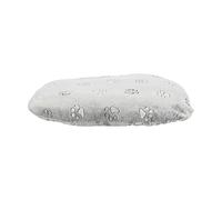 Nando Cushion, Oval, 80 × 55 cm, Light Grey