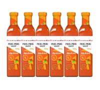 Nando’s Peri-Peri Sauce Medium 500g x 6, Portuguese Style Chilli Sauce for Marinades, Grilling & Dipping with Welari Thank You Card | (6pack)