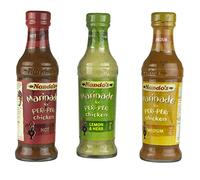 Nando's Marinade Triple Pack, Peri Peri Chicken, Medium, Hot And Lemon & Herb