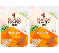 Nando's Medium Rub, 25g (Pack of 2)