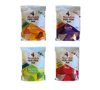 Nando's Peri-Peri Rub Vegan Chicken Seasoning Multipack - 4 Flavours (one of Each Flavour) - Lemon & Herb, Garlic, Medium, Hot 25g Each