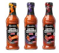 Nando's Quick Marinade, Medium, Garlic and Hot Varieties