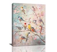 nanen Bird Wall Art Bird Pictures Wall Decor Decorations 16"x12"