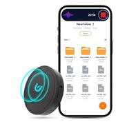 Nanezan 128G (1600 Hour) Magnetic Voice Activated Recorder - Recording Device MP3 Records with 70 Hours Battery Time, USB-C Audio Recorder for Work, Lectures, Meetings, Interviews