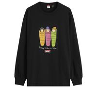 NANGA Men's Eco Hybrid Long Sleeve Graphic T-Shirt Black