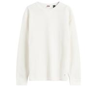 Nanga Men's Long Sleeve Eco Hybrid Waffle T-Shirt White