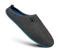 NANGA Unisex Wool Slippers, Blue, 10.5 UK