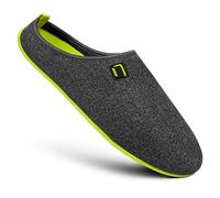 Nanga Unisex Wool Slippers, Green, EU 42, Green, 8