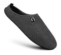 Nanga Unisex's Wool Slippers Mule, Black, 12 UK
