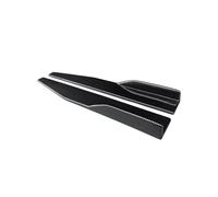 NANGAEBPPW 1 Pair 75CM For X1 F48 2016-2022 Side Skirt Extension Rocker Splitter Auto Scratch Protector Professional Accessories(Carbon Fiber Look)