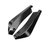 NANGAEBPPW 2PCS For G30 G20 F30 E90 Car Accessories Glossy Black Rear Bumper Diffuser Splitter Cover Side Canards Lips Trim Sticker(BLACK)