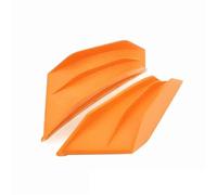 NANGAEBPPW 2PCS Motorcycle Spoiler Wing Winglet Aerodynamic Side Wing Fin Spoiler Unviersal(Orange)