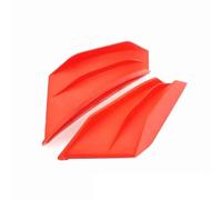 NANGAEBPPW 2PCS Motorcycle Spoiler Wing Winglet Aerodynamic Side Wing Fin Spoiler Unviersal(RED)