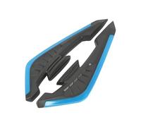 NANGAEBPPW 2pcs Motorcycle Winglet Aerodynamic Spoiler Wings Self-adhesive Motorbike Decoration Sticker Motorcycle Accessories(Blue)