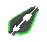 NANGAEBPPW 2pcs Motorcycle Winglet Aerodynamic Spoiler Wings Self-adhesive Motorbike Decoration Sticker Motorcycle Accessories(Green)