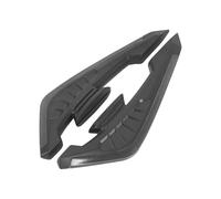 NANGAEBPPW 2pcs Motorcycle Winglet Aerodynamic Spoiler Wings Self-adhesive Motorbike Decoration Sticker Motorcycle Accessories(BLACK)