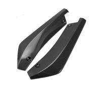 NANGAEBPPW 2PCS/SET For E46 M3 2001-2006 Rear Bumper Lip Diffuser Splitter Canard Spoiler Body Kit Protection Cover Car Accessories(Carbon Fiber Look)