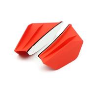 NANGAEBPPW 2Pcs Universal Motorcycle Winglets Aerodynamic Spoiler Dynamic Wing With Adhesive(RED)