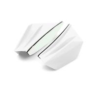 NANGAEBPPW 2Pcs Universal Motorcycle Winglets Aerodynamic Spoiler Dynamic Wing With Adhesive(WHITE)