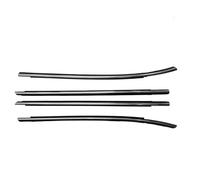 NANGAEBPPW 4PCS Car Outer Windows Rubber Weatherstrip Pressure Sealing Strip for Hyundai for Tuscon IX35 2010-2015 Hatchback(Chrome)