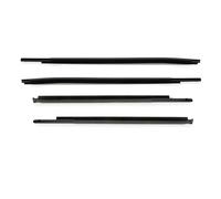 NANGAEBPPW 4PCS Outer Windows Rubber Weatherstrip Sealing Belt for Toyota for Hilux for Revo Pick Up MK8 4 Door 2016-2023 Double Cab