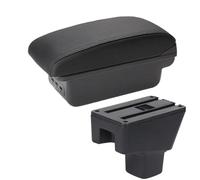 NANGAEBPPW Car Armrest Box Retrofit Parts Storage Box Car Accessories Interior Details For SUZUKI SX4 Armrest Interior Parts(B2 black line 3USB)