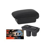 NANGAEBPPW Car Armrest Box Storage Box Interior Parts Retrofit Parts Car Accessories For Citroen C2 C3(A2 black line No USB)